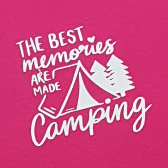 "The Best Memories Are Made Camping" V-Neck T-Shirt - Picture 6 of 7